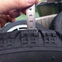 【中古】155/65R14　BLIZZAK VRX　ホイール4本セット