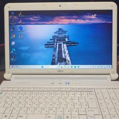 富士通 LIFEBOOK Blu-ray SSD ノートパソコン Windows11 Office