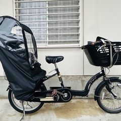 子供用シート二つ付き自転車