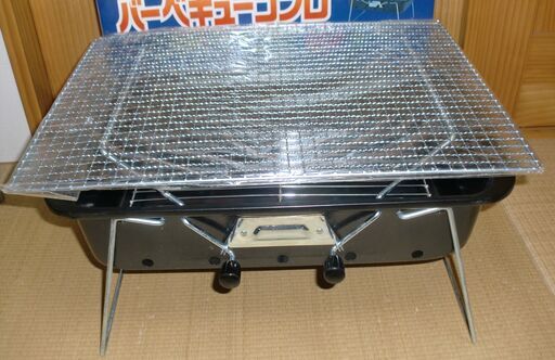 未使用　ワンタッチバーベキューコンロ　庭、キャンプ