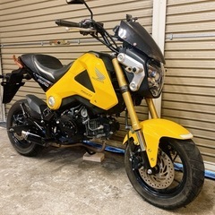 ホンダ　グロム　jc61 配送可能　支払いは現金or振り込みも可能 ホンダ グロム 配送可能 支払いは現金or振り込みも可能 イエロー