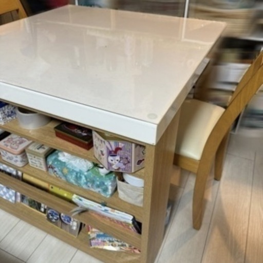 LOWYA 丸テーブル 75cm LOWYA ホワイト円形ダイニングテーブル LOWYA