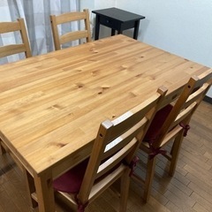 IKEA ヨックモック ダイニングテーブルセット　家具 ダイニングセット