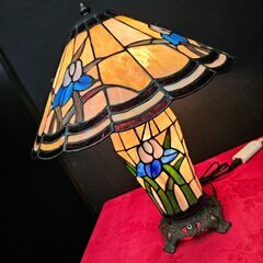 ステンドグラスランプ　ランプ　照明　サイズ約高さ53cm　照明器具　ek-542gy2 ステンドグラスランプ ランプ 照明 サイズ約高さ53cm 照明器具 ek-542gy2