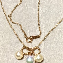 K18製 刻印有 パールペンダト