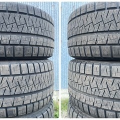ワ）バリ溝 PIRELLI ICE ASIMMETRICO PLUS ピレリ アシメトリコ プラス 225/45R17 91Q スタッドレス 冬タイヤ 4本SET