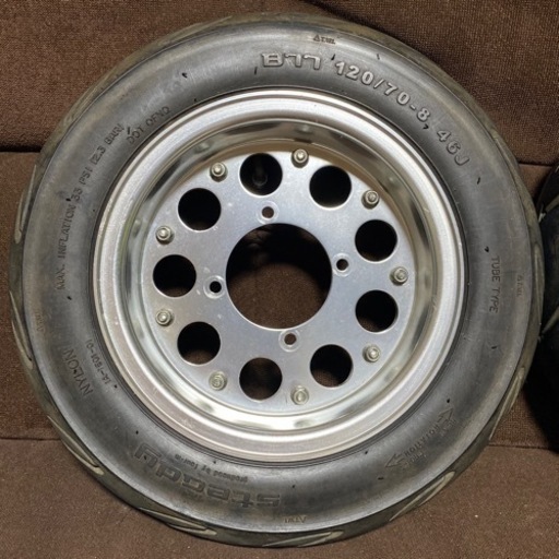spタケガワ アルミホイール3.5j  Steady B77 120/70-8