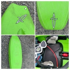 カヤック　パドル　パドルスポーツ　カヌー　緑　