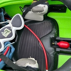 カヤック　パドル　パドルスポーツ　カヌー　緑　