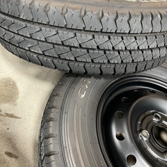 ☆流用サイズ☆ホンダ　ライフ　純正スチール　4Jx13+40 100-4H GOODYEAR 165/80R13