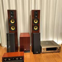 値下げ】DENON AVC-1580+スピーカー サブウーファー セット