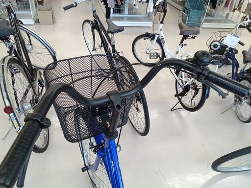 ☆ジモティ割あり☆ 自転車 26インチ ブルー クリーニング済み TC5904