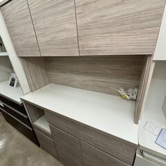 土井インテリア?3面レンジボード?キッチン収納?レンジボード?大容量?1288?