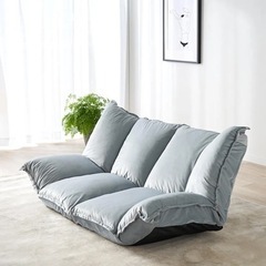 LOWYA ベルベット調2人掛けリクライニングソファ[幅160]