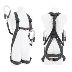 TAJIMA タジマ TJMデザイン SEGハーネスセット ランヤード一体型フルハーネス 蛇腹式ダブルランヤード Mサイズ 新規格 A1GSMJR-WL2BK 未着用品 【工具専門店 テイクハンズ金沢野々市店】