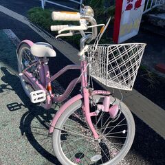 リサイクルショップどりーむ天保山店　No1413　子供自転車　16インチ　小学校低学年用　ライト付き　美品　ピンク色 リサイクルショップどりーむ天保山店 No1413 子供自転車 16インチ