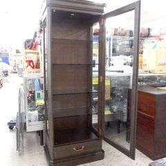 【マルニ】地中海シリーズ　照明付　飾り棚　ガラスキャビネット　ハイボード マルニ】地中海シリーズ 照明付 飾り棚 ガラスキャビネット ハイ