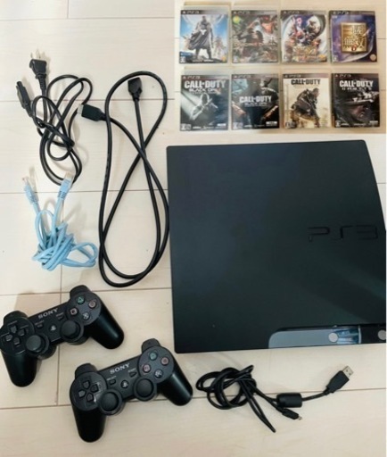 PlayStation3 2500A 本体+付属品+ソフト8個