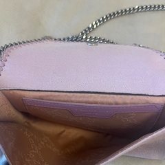 Stella McCartney ライラック スエード チェーンバッグ