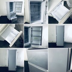 ID:rg219731 【自社配送エリア内限定】シャープ SHARP 冷蔵庫 ファミリー 中古 2014年製 3ドア 264L シルバー ファン式 右開き SJ-ES26Y-S  【リユース品：状態C】【送料無料】【設置費用無料】