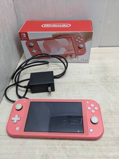 Nintendo Switch Lite 本体 コーラルピンク 充電器付き 美品✨Nintendo