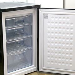 北大前! 札幌 引取 アイリスオーヤマ 冷凍庫 85L 2021年製 IUSD-9B-B ブラック 右開き 2051258