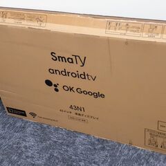 未使用！ SmaTY 43インチ 液晶ディスプレイ 43N1 androidTV
