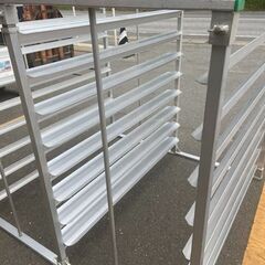 アルミ製育苗・運搬棚 メーカー・型式不明 税込￥16,500-【店頭引取限定】【寄楽屋 きらくや 成田本店】