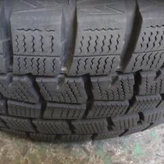 タイヤ代工賃全部込み!　185/65R15 ダンロップW,M01 中古スダッレスタイヤ4本セット!