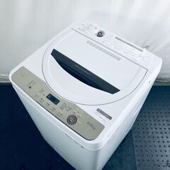 ID:k552678 シャープ SHARP 洗濯機 一人暮らし 中古 2021年製 全自動洗濯機 6.0kg ブラウン 送風 乾燥機能付き ES-GE6E-T  【リユース品：状態B】【送料無料】【設置費用無料】