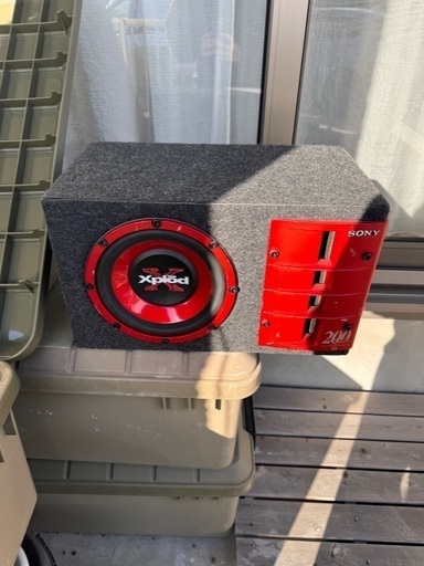 お値段交渉可】Sony Xplod ウーファー XS-AW200X SONY XS-AW200X