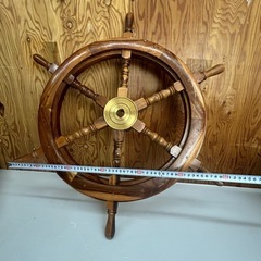 良品 ヴィンテージ 船舶 木製ハンドル 舵取り 車輪 舵 操縦 アンティーク k1111608 希少 良品 ヴィンテージ 船舶 木製ハンドル 舵取り 木製