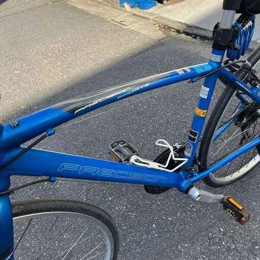 PRESICION プレシジョン スポーツ クロスバイク ブルー 配送可』あさひ