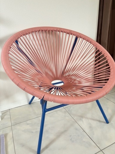 Francfranc パーソナルチェア ロータス ピンク