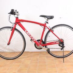 LECCO CF-CRAS700C レッコ クロスバイク 自転車 28-622 700×28C 赤① JG_MJF_B1111-J009 LECCO CF-CRAS700C レッコ クロスバイク 自転車 28-622 700×28C 赤②