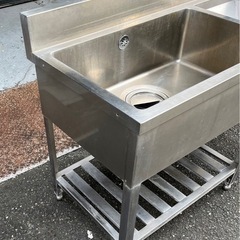 業務用 2槽シンク 幅1200×奥600×高さ800+120(