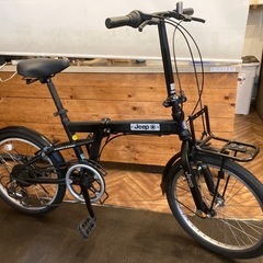 J305☆カバー欠品☆折りたたみ自転車☆Jeep☆6段☆20インチ