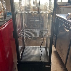 冷凍ストッカー 冷蔵庫 電子レンジ 4面冷蔵ショーケース
