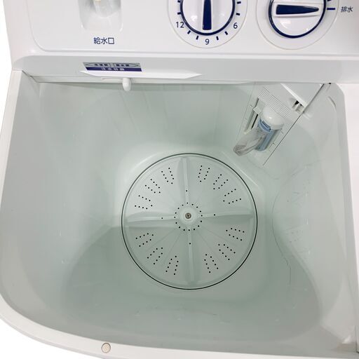 24C724_ジC Haier ハイアール 5.5kg二槽式洗濯機 JW-W55E 2019年製