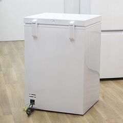 北大前! 札幌 引取 MAXZEN マクスゼン 冷凍庫 冷凍ストッカー JF100ML01WH 2020年製 99L ホワイト 上開き 2005492-iPad AIR 64GB スペースグレー 保護ケース キーボード付き