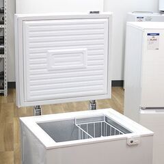 北大前! 札幌 引取 MAXZEN マクスゼン 冷凍庫 冷凍ストッカー JF100ML01WH 2020年製 99L ホワイト 上開き 2005492-iPad AIR 64GB スペースグレー 保護ケース キーボード付き