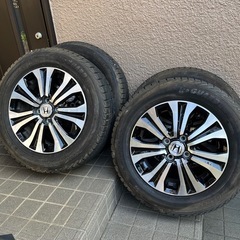 スタッドレス　YOKOHAMAアイスガード付き　HONDAフリードスパイクハイブリッド用　純正アルミホイール美品