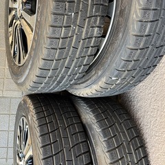 スタッドレス　YOKOHAMAアイスガード付き　HONDAフリードスパイクハイブリッド用　純正アルミホイール美品