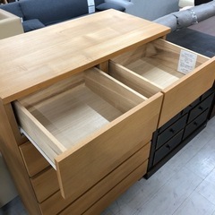 無印良品6段チェストナチュラル【トレファク堺福田店】