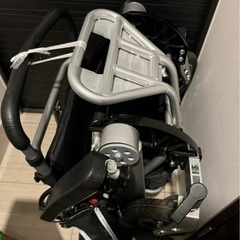 ジャンク品　電動車椅子 全自動折りたたみ式車いす アルミニウム合金 介護用品歩行器 外出用