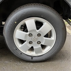 スズキエブリィワゴン　64w  夏タイヤ　アルミ付