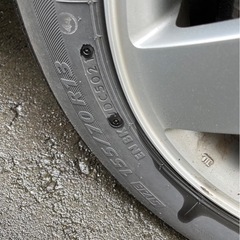 スズキエブリィワゴン　64w  夏タイヤ　アルミ付