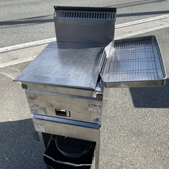 ■中古品 マルゼンLPガスフライヤー MGF-C18K 2018年 430ｘ600ｘ80（＋22）ｍｍ 動作問題なし■