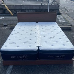 リサイクルマート大野城店 SIMMONS(シモンズ)ダブルベッド