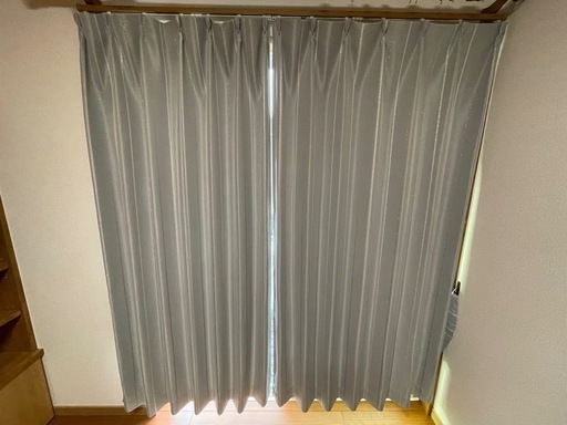 【美品】スミノエ　モードエス　カーテン　D4355 グレー 丈約182cm 美品 カーテン 美品】スミノエ モードエス カーテン D4355 グレー 丈約